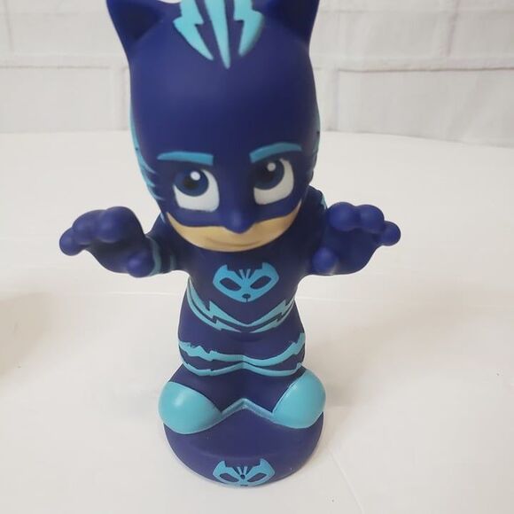 Disney Jr PJ Masks Blue Catboy Bath Toy Figure Water Squirter Toddler - Picture 1 of 5